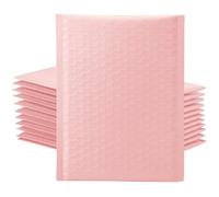 50 paquets d’ enveloppes à bulles pour CD, Bijoux ,Cosmétique, enveloppes rembourrées auto-scellantes et doublées à bulles,15*18cm