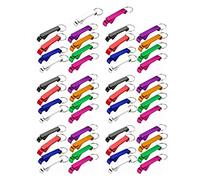 50 PCS Ouvre-Bouteille Porte-clés, Ouvre-Bouteille en Métal Coloré en Alliage d'Aluminium Canette de Soda Boisson Porte-clés Outil de Barre de Poche pour Cuisine Bar de Mariage
