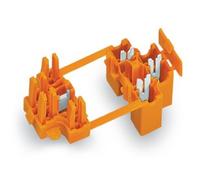 50 Pièce Multiprise 3 broches, orange - Bornier 3-p 0,75...1,5mm² 730-103 | WAGO | 730-103 | Barrette unipolaire et multipolaire