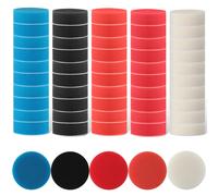 50 pièces 3 pouces éponge tampons de polissage tampon de polissage mousse 80mm crochet et boucle tampons de voiture pour le polissage détail de voiture fixation épilation