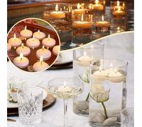 50 pièces/30 pièces/20 pièces/10 pièces/1 pièce Bougies flottantes, Bougies parfumées, Ballons flottants, Bougies décoratives de mariage, Convient pour les bougies d'hôtel, Bougies flottantes, Bougies