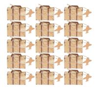 50 Pièces Boîte à Dragées Mini Valise en Carton Blanc | Format Grosse Capacité, Papier Kraft, pour Présentation de Dragées et Bonbons de Mariage