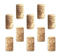 50 Pièces Bouchon de Vin Fermeture Hermétique en Liège, Droit | Bois de Liège, Design Non Conique, Préserve le Vin, Usage au Bar, Limite les Changements de Goût
