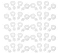 50 Pièces Bouchon Étanche Intérieur, Plastique PP Blanc, Rond | Insertion Facile, Retrait Rapide, Ajustement, Meilleure Étanchéité, Conservation de Fraîcheur, Usage la Cuisine
