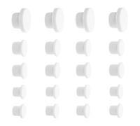 50 Pièces Bouchons en Silicone pour Salière et Poivrière, 10 à 16 | Modèles 10, 12, 13, 15 et 16mm, Conception à Trois Anneaux, Installation Facile, Blanc