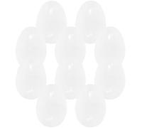 50 Pièces Boule Coquille D'œuf en Plastique Pp Transparente | Rangement pour Petites Pièces et Bonbons, Forme Œuf, Affichage Clair, Protection des Objets, Usage Présent