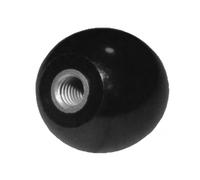 50 pièces - Bouton sphérique M 10 - Ø 50 mm - DIN319 - Filetage acier - noir