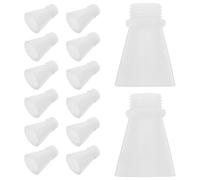 50 Pièces Buse D’extincteur en Plastique à Large Ouverture | Embout Fileté 1,5, Forme Trompette, Remplacement Pratique, Compatible Extincteurs de 1kg et 2kg, Bureaux et Entrepôts