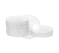 50 Pièces Cache-projecteur en Verre Mr16 Gu10 à Dôme Courbé | Verre Transparent, Diffusion Uniforme, Installation Facile, pour Plafonniers et Éclairage Commercial Paysager