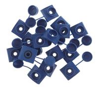 50 Pièces Capuchons en Plastique Bleu Protection la Corrosion | Résistent aux Intempéries, Installation Rapide, Finition Esthétique, Usage pour Toitures Métalliques et Usines