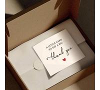 50 pièces Cartes de remerciement/cartes de visite beiges, votre commande m'apporte une grande joie Taille UniquePapetier