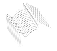 50 Pièces Clip de Fixation pour Vitre en W en Acier Inoxydable