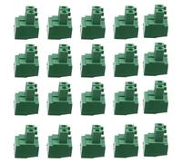50 Pièces Connecteur de Bornier à Vis Pcb 2p, Pas 3,5mm, Vert
