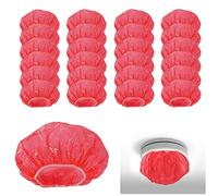 50 Pièces Couvercle Détecteur de Fumée, Plastique Extensible Élastique Épaissi pour Alarme Pare Poussière pour Détecteur Capuchon d'Alarme Incendie pour la Maison la Cuisine la Cuisson (Rouge)