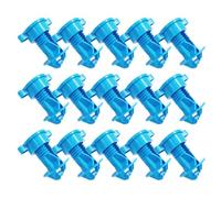 50 pièces d’isolateurs de fixation pour clôture électrique rainure 12 MM | Montage et retrait rapides, pour usage fréquent en extérieur, isole le courant, adapté aux enclos d’animaux et à la ferme