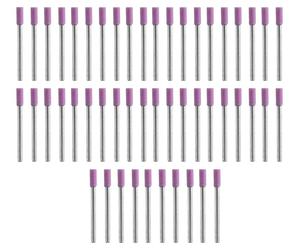 50 pièces d'accessoires pour affûter les forets, 1 meule abrasive de 4 mm pour le polissage et l'affûtage