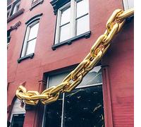 50 pièces de 16 pouces de ballons chaîne d'or en plastique pour les années 80 90 décoration de fête - ballons chaîne de cou pour les fêtes d'anniversaire hip-hop mariages besoins de la fête