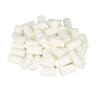 50 Pièces de Pré-filtre en Fibre de Coton, 2 X 3,5 cm Blanc Filtre de Coton de Pompe, élément Filtrant Pour Compresseur D'air