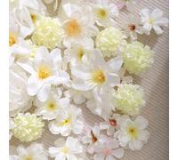50 pièces de têtes de fleurs artificielles, de tailles assorties, fleurs de marguerite, convient pour les artisanats de mariage, la décoration de la maison, la décoration de fête 20 pièces de couleurs