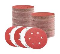 50 Pièces Disque de Ponçage 150mm - 6 Trous Grain 150 - Auto-agrippants | Disque Abrasif Pour Ponceuse Excentrique - Poncer Polir Dérouiller