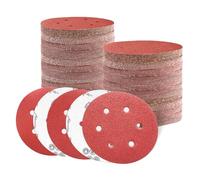 50 Pièces Disque de Ponçage 150mm, 6 Trous Grain 80, Auto-agrippants | Disque Abrasif Pour Ponceuse Excentrique - Poncer Polir Dérouiller