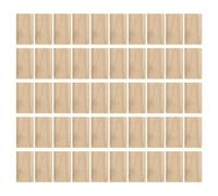 50 pièces Domino Tenon bois de hêtre 8x40mm Tenons lâches accessoire de travail du bois pour le positionnement