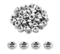 50 Pièces Écrous hexagonaux, écrous inoxydables de qualité supérieure M6, pour Boulons et Écrous, Éléments d'Accouplement, Réglage et Fixation Intérieur et Extérieur, pour Fixer les Vis et Boulons