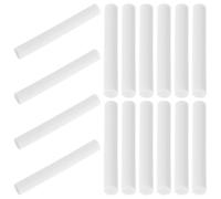 50 Pièces Gomme Cylindrique Longue pour Dessin et Écriture, Blanc | Texture Douce, Efface sans Bavure, pour Travaux D’écriture et Création Artistique, Format Allongé