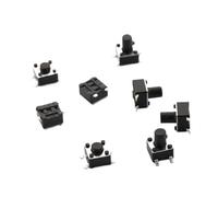 50 pièces interrupteur à Membrane 4.5x4.5x3.8/4.3/4.5/5/6.0/7.0/8.0MM interrupteur à bouton-poussoir Tactile Tact interrupteur à 4 broches Micro-interrupteur SMD TS-02(4.5x4.5x5.0mm H5.0mm)