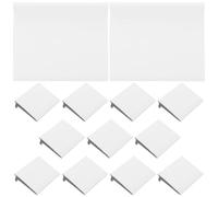 50 Pièces Joint D’angle de Porte en Mousse Blanche | Polyuréthane Caoutchouc, Surface Lisse, pour Cadres et Meubles, Usage Intérieur, du Bruit