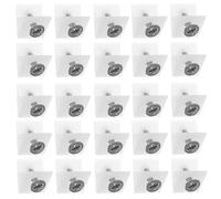 50 Pièces Kit de Support pour Tiroir, Cale Blanche en ABS et Fer | Réparation du Fond Affaissé, Mini Appui pour Base, Vis Incluses, Usage sur Commode ou Tiroir