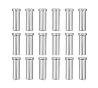 50 Pièces Manchon de Protection pour Câble Inox, Garde-corps | Acier Inoxydable Argenté, pour Câble et Wire Rope, Limite L’usure, Réduit les Vibrations
