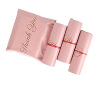 50 pièces merci courrier livraison sac couleur rose en plastique cadeaux emballage chaussure sac étanche Express Mailer courrier sac organisateur 28x35x4cm 50pcs