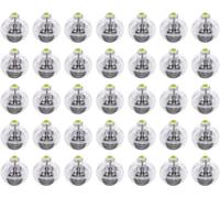 50 Pièces Mini LED Lumières Ballons,Papier Lumières Lumière Boule Lampe pour Décorations de Fête de Noël
