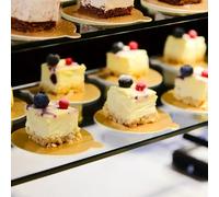 50 Pièces Mini Plateaux À Gâteaux, Petit Ensemble De Carton Doré Pour Gâteau À La Mousse Ronde, Base De Papier De Cupcake, Pour Tasse À Dessert De Mariage Taille Unique,25 pièces,45 pièces,30 pièces,3