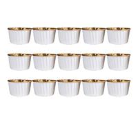 50 Pièces Moules à Muffins Antiadhésifs en Coupelles Dessert | Recyclables et Jetables, pour Glace et Dessert, Usage Café ou Stand, Lot Pratique pour Service Quotidien