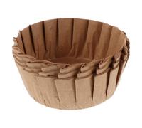 50 Pièces Moules à Muffins Ronds en Papier Sulfurisé | Papier Parchemin Brun Clair, Cuisson Uniforme et Nettoyage Rapide, pour Cupcakes et Pâtisserie Maison