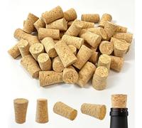 50 Pièces Naturel Bouchon Bouteille Vin, Bouchon Liege | Petit Bouchon Conique pour Travaux Manuels pour Décorer le vin, Bricolage 2,2 x 1,8 x 3,5 cm