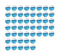 50 Pièces Plaquettes Métalliques Autocollantes, Plaques Métal Adhésives Rond en Fer Disques en Acier Inoxydable 20mm Forte Force Magnétique pour Aimants Figurines Support de Téléphone Portable