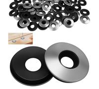 50 Pièces Rondelles D'étanchéité EPDM M8, Rondelles EPDM Acier Inoxydable | Rondelle en Acier Neoprene, Rondelle Neoprene, Antidérapantes, pour Appareils électriques, Machines Industrielles (M8 X 19mm)