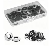 50 Pièces Rondelles D'étanchéité EPDM M8 x 19mm, Rondelle Neoprene | Rondelles EPDM Acier inoxydable, pour Appareils électriques, Machines Industrielles