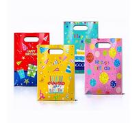 50 Pièces Sachet Anniversaire Enfant, Pochette Cadeau Anniversaire Enfant Sac Cadeaux Garcon Fille 3 4 5-12 Ans Sachet Bonbons Goodies Surprise Cadeau Anniversaire Enfants Invites (Coloré-D)