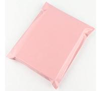 50 pièces Sacs roses express, sacs d'emballage simples et polyvalents pour l'école, le bureau, les cadeaux, l'expédition professionnelle, la rentrée scolaire, la Saint-Valentin 17cm*26cm+4cm,25cm*38cm