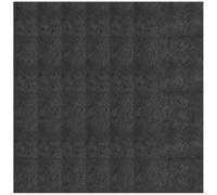 50 Pièces Serviettes de Cocktail Noires en Papier 10x10 Pouces