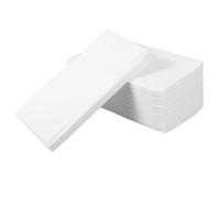 50 Pièces Serviettes en Papier Jetables avec Poche | Pochette pour Fourchette, Usage Restaurants et Barbecue, Pâte de Bois, Design Simple, Lot Pratique