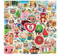 50 pieces Stickers pour décoration des bagages/des chambres-Coco Melon G
