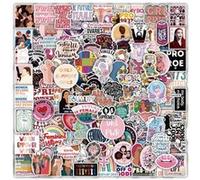 50 pieces Stickers pour décoration des bagages/des chambres-Feminist G