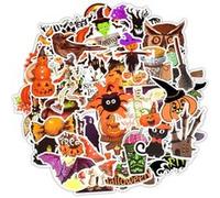 50 pieces Stickers pour décoration des bagages/des chambres - Halloween