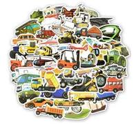 50 pieces Stickers pour décoration des bagages/des chambres - Voiture G