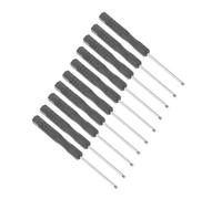 50 Pièces Tournevis à Embout Plat Professionnel de Précision | Acier au Chrome Vanadium, Format Compact Portable, Ouverture Sûre, Noir, pour Jeux et Ordinateur Portable